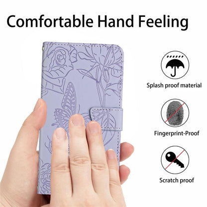 HT03 Skin Feel Butterfly Embossed Flip Leather Phone Case, For OPPO A5x 4G Global / 5G Global, For OPPO A5 5G Global, For OPPO Reno14 Pro 5G Global, For OPPO Reno14 5G Global