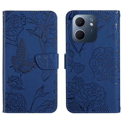 HT03 Skin Feel Butterfly Embossed Flip Leather Phone Case, For OPPO A5x 4G Global / 5G Global, For OPPO A5 5G Global, For OPPO Reno14 Pro 5G Global, For OPPO Reno14 5G Global