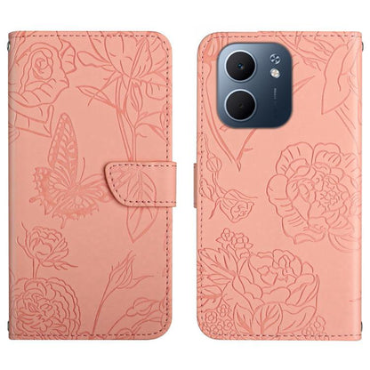 HT03 Skin Feel Butterfly Embossed Flip Leather Phone Case, For OPPO A5x 4G Global / 5G Global, For OPPO A5 5G Global, For OPPO Reno14 Pro 5G Global, For OPPO Reno14 5G Global