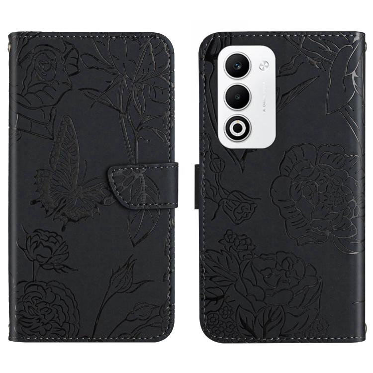 HT03 Skin Feel Butterfly Embossed Flip Leather Phone Case, For OPPO A5x 4G Global / 5G Global, For OPPO A5 5G Global, For OPPO Reno14 Pro 5G Global, For OPPO Reno14 5G Global