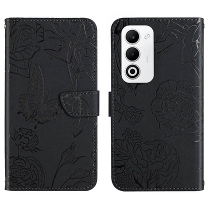 HT03 Skin Feel Butterfly Embossed Flip Leather Phone Case, For OPPO A5x 4G Global / 5G Global, For OPPO A5 5G Global, For OPPO Reno14 Pro 5G Global, For OPPO Reno14 5G Global