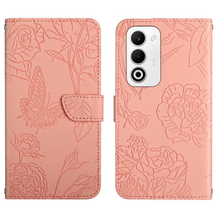 HT03 Skin Feel Butterfly Embossed Flip Leather Phone Case, For OPPO A5x 4G Global / 5G Global, For OPPO A5 5G Global, For OPPO Reno14 Pro 5G Global, For OPPO Reno14 5G Global