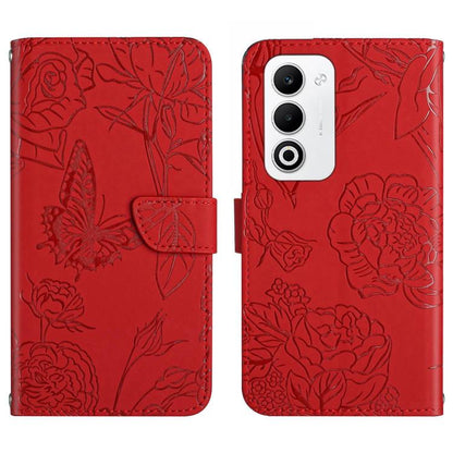 HT03 Skin Feel Butterfly Embossed Flip Leather Phone Case, For OPPO A5x 4G Global / 5G Global, For OPPO A5 5G Global, For OPPO Reno14 Pro 5G Global, For OPPO Reno14 5G Global