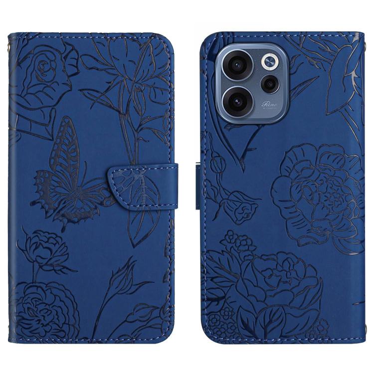 HT03 Skin Feel Butterfly Embossed Flip Leather Phone Case, For OPPO Reno16 F / Reno16 FS 5G, For OPPO Reno16 / Reno16 Pro 5G Global, For OPPO A6 5G Global / A6x 5G, For OPPO Reno15 F 5G Global