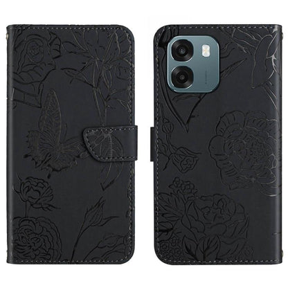 HT03 Skin Feel Butterfly Embossed Flip Leather Phone Case, For OPPO Reno16 F / Reno16 FS 5G, For OPPO Reno16 / Reno16 Pro 5G Global, For OPPO A6 5G Global / A6x 5G, For OPPO Reno15 F 5G Global