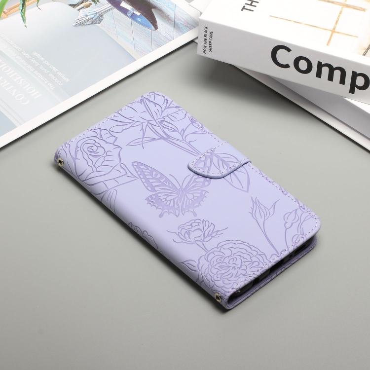 HT03 Skin Feel Butterfly Embossed Flip Leather Phone Case, For OPPO Reno16 F / Reno16 FS 5G, For OPPO Reno16 / Reno16 Pro 5G Global, For OPPO A6 5G Global / A6x 5G, For OPPO Reno15 F 5G Global