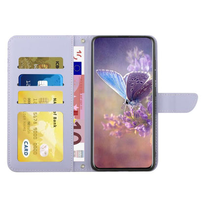 HT03 Skin Feel Butterfly Embossed Flip Leather Phone Case, For OPPO Reno16 F / Reno16 FS 5G, For OPPO Reno16 / Reno16 Pro 5G Global, For OPPO A6 5G Global / A6x 5G, For OPPO Reno15 F 5G Global