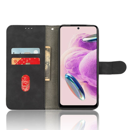 Skin Feel Magnetic Flip Leather Phone Case, For Xiaomi Redmi Note 12S 4G