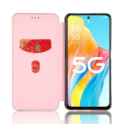 Carbon Fiber Texture Flip Leather Phone Case, For OPPO A1 5G, For OPPO Find X8 Pro, For OPPO A79 5G