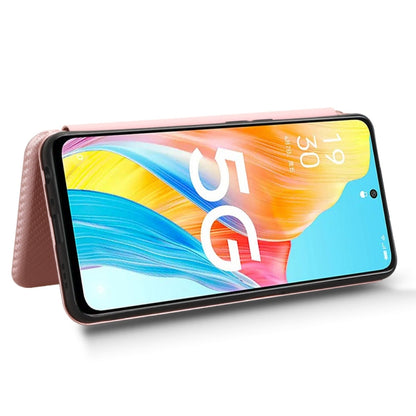 Carbon Fiber Texture Flip Leather Phone Case, For OPPO A1 5G, For OPPO Find X8 Pro, For OPPO A79 5G