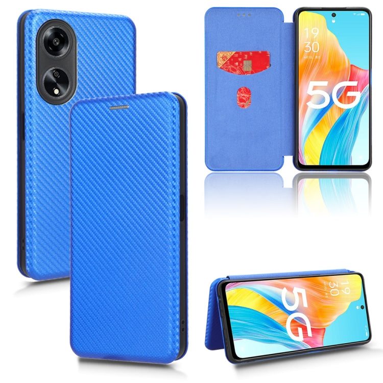 Carbon Fiber Texture Flip Leather Phone Case, For OPPO A1 5G, For OPPO Find X8 Pro, For OPPO A79 5G