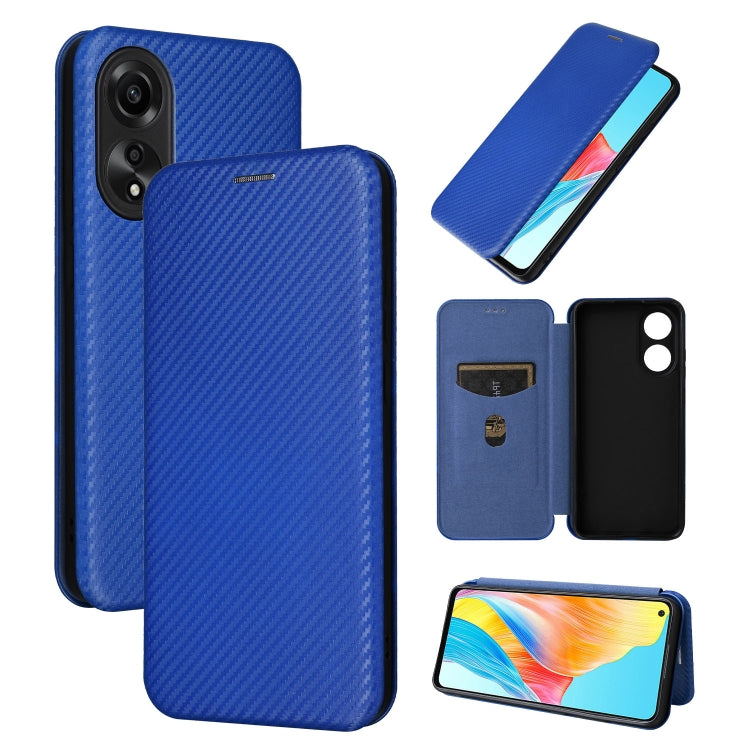Carbon Fiber Texture Flip Leather Phone Case, For OPPO Reno11 Pro Global, For OPPO Find X7 Ultra, For OPPO A38 4G Global, For OPPO A78 4G