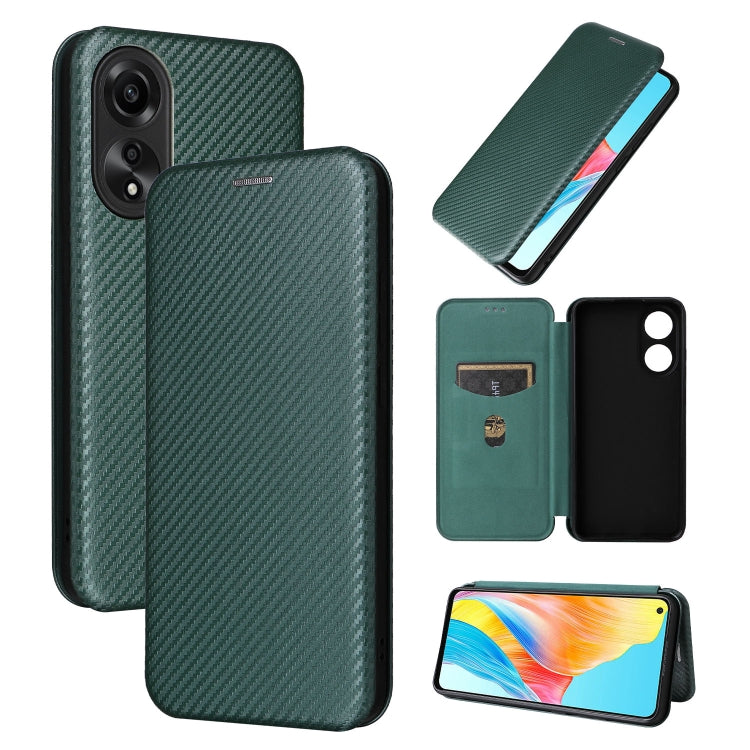 Carbon Fiber Texture Flip Leather Phone Case, For OPPO Reno11 Pro Global, For OPPO Find X7 Ultra, For OPPO A38 4G Global, For OPPO A78 4G