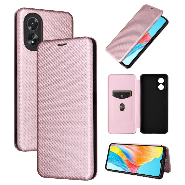 Carbon Fiber Texture Flip Leather Phone Case, For OPPO Reno11 Pro Global, For OPPO Find X7 Ultra, For OPPO A38 4G Global, For OPPO A78 4G