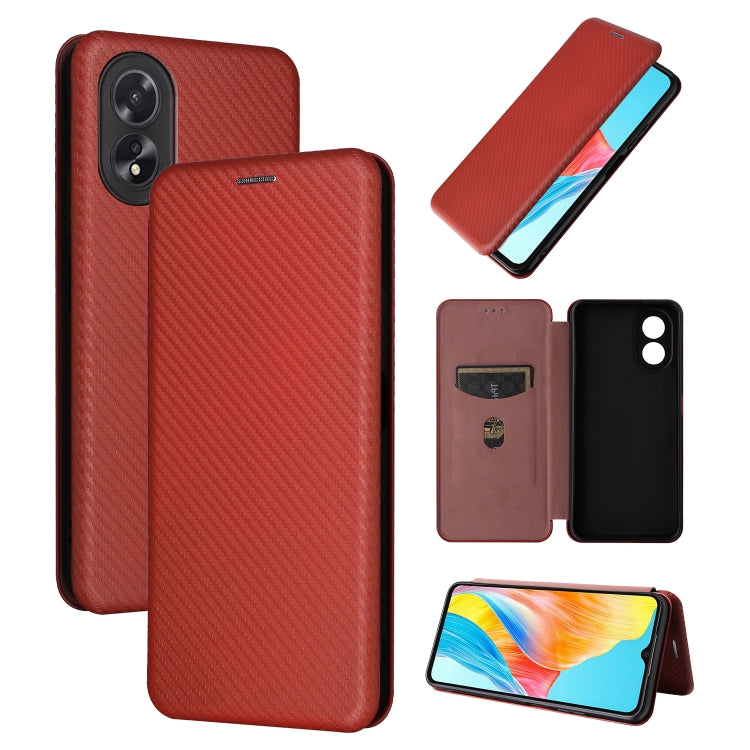 Carbon Fiber Texture Flip Leather Phone Case, For OPPO Reno11 Pro Global, For OPPO Find X7 Ultra, For OPPO A38 4G Global, For OPPO A78 4G
