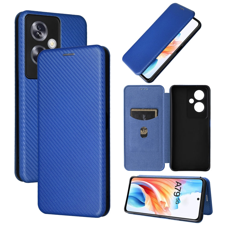 Carbon Fiber Texture Flip Leather Phone Case, For OPPO A1 5G, For OPPO Find X8 Pro, For OPPO A79 5G
