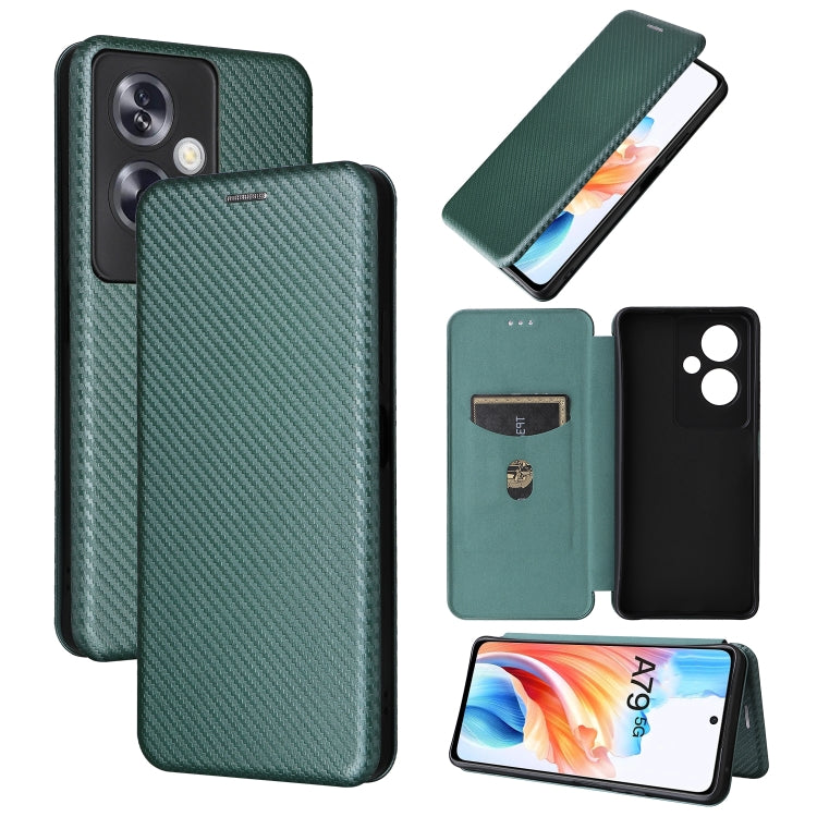 Carbon Fiber Texture Flip Leather Phone Case, For OPPO A1 5G, For OPPO Find X8 Pro, For OPPO A79 5G
