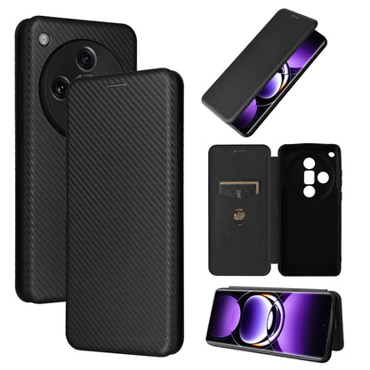 Carbon Fiber Texture Flip Leather Phone Case, For OPPO Reno11 Pro Global, For OPPO Find X7 Ultra, For OPPO A38 4G Global, For OPPO A78 4G