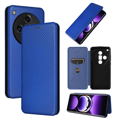 Carbon Fiber Texture Flip Leather Phone Case, For OPPO Reno11 Pro Global, For OPPO Find X7 Ultra, For OPPO A38 4G Global, For OPPO A78 4G