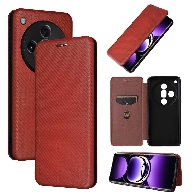 Carbon Fiber Texture Flip Leather Phone Case, For OPPO Reno11 Pro Global, For OPPO Find X7 Ultra, For OPPO A38 4G Global, For OPPO A78 4G