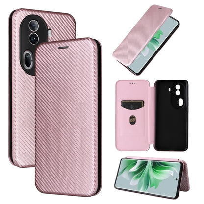 Carbon Fiber Texture Flip Leather Phone Case, For OPPO Reno11 Pro Global, For OPPO Find X7 Ultra, For OPPO A38 4G Global, For OPPO A78 4G