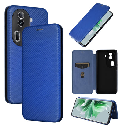Carbon Fiber Texture Flip Leather Phone Case, For OPPO Reno11 Pro Global, For OPPO Find X7 Ultra, For OPPO A38 4G Global, For OPPO A78 4G