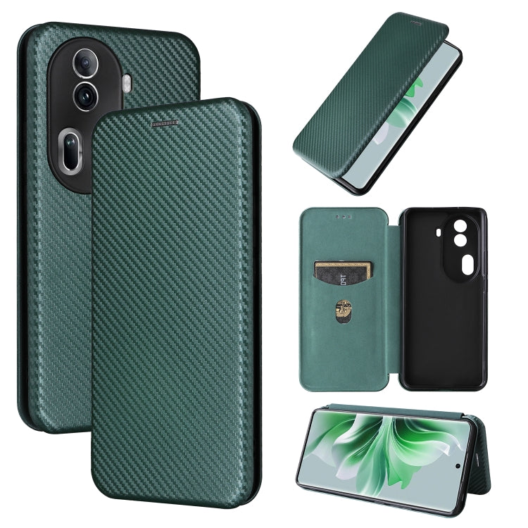 Carbon Fiber Texture Flip Leather Phone Case, For OPPO Reno11 Pro Global, For OPPO Find X7 Ultra, For OPPO A38 4G Global, For OPPO A78 4G