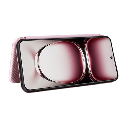 Carbon Fiber Texture Flip Leather Phone Case, For OPPO Reno12 Pro 5G Global, For OPPO Reno12 5G Global, For OPPO A3 Pro Global, For OPPO Reno11 F 5G