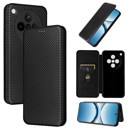 Carbon Fiber Texture Flip Leather Phone Case, For OPPO Find X8, For OPPO A3x 5G India, For OPPO Reno12 F 5G / 4G, For OPPO Reno11 PJH110