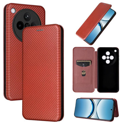 Carbon Fiber Texture Flip Leather Phone Case, For OPPO Find X8, For OPPO A3x 5G India, For OPPO Reno12 F 5G / 4G, For OPPO Reno11 PJH110
