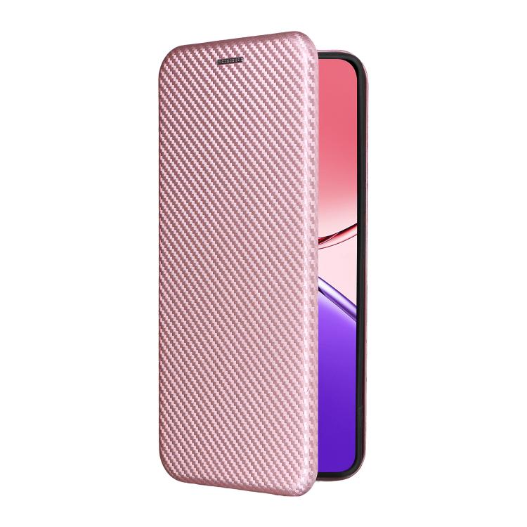 Carbon Fiber Texture Flip Leather Phone Case, For OPPO F29 5G, For OPPO A5 Pro 5G Global, For OPPO Reno13 5G Global, For OPPO Reno13 F 5G