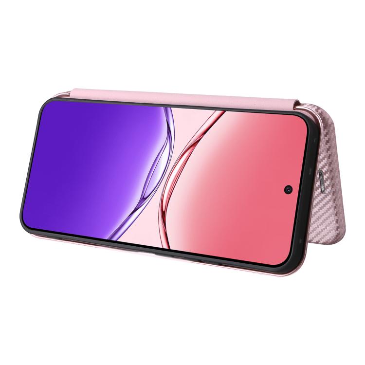 Carbon Fiber Texture Flip Leather Phone Case, For OPPO F29 5G, For OPPO A5 Pro 5G Global, For OPPO Reno13 5G Global, For OPPO Reno13 F 5G