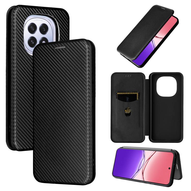 Carbon Fiber Texture Flip Leather Phone Case, For OPPO F29 5G, For OPPO A5 Pro 5G Global, For OPPO Reno13 5G Global, For OPPO Reno13 F 5G