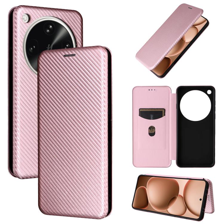 Carbon Fiber Texture Flip Leather Phone Case, For OPPO A5 5G / 4G Global, For OPPO Find X8s+ 5G, For OPPO Find X8s 5G, For OPPO Find X8 Ultra 5G