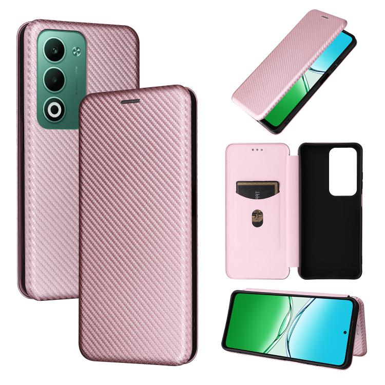 Carbon Fiber Texture Flip Leather Phone Case, For OPPO A5 5G / 4G Global, For OPPO Find X8s+ 5G, For OPPO Find X8s 5G, For OPPO Find X8 Ultra 5G