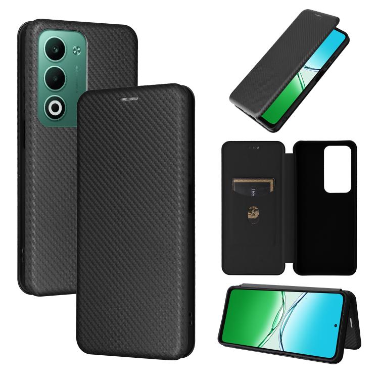 Carbon Fiber Texture Flip Leather Phone Case, For OPPO A5 5G / 4G Global, For OPPO Find X8s+ 5G, For OPPO Find X8s 5G, For OPPO Find X8 Ultra 5G