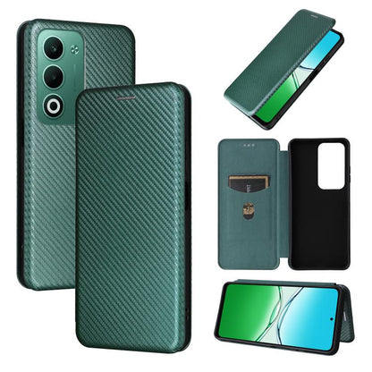 Carbon Fiber Texture Flip Leather Phone Case, For OPPO A5 5G / 4G Global, For OPPO Find X8s+ 5G, For OPPO Find X8s 5G, For OPPO Find X8 Ultra 5G