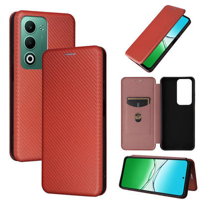 Carbon Fiber Texture Flip Leather Phone Case, For OPPO A5 5G / 4G Global, For OPPO Find X8s+ 5G, For OPPO Find X8s 5G, For OPPO Find X8 Ultra 5G