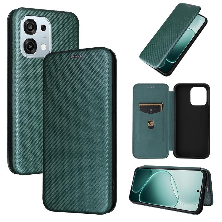 Carbon Fiber Texture Flip Leather Phone Case, For OPPO Find X9, For OPPO A6 Pro 5G Global, For OPPO Find X9 Pro, For OPPO Reno14 Global / Reno14 F