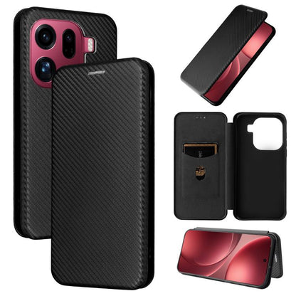 Carbon Fiber Texture Flip Leather Phone Case, For OPPO Find X9, For OPPO A6 Pro 5G Global, For OPPO Find X9 Pro, For OPPO Reno14 Global / Reno14 F