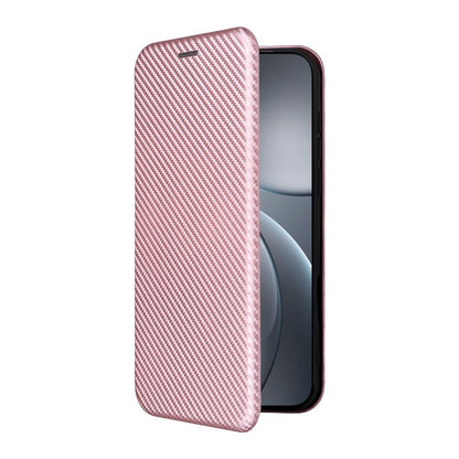 Carbon Fiber Texture Flip Leather Phone Case, For OPPO Find X9, For OPPO A6 Pro 5G Global, For OPPO Find X9 Pro, For OPPO Reno14 Global / Reno14 F