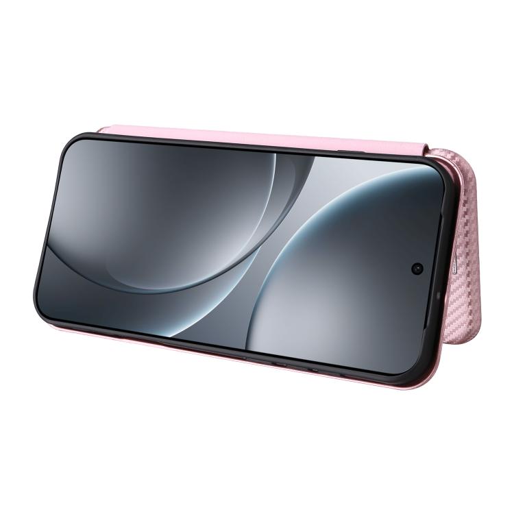 Carbon Fiber Texture Flip Leather Phone Case, For OPPO Find X9, For OPPO A6 Pro 5G Global, For OPPO Find X9 Pro, For OPPO Reno14 Global / Reno14 F