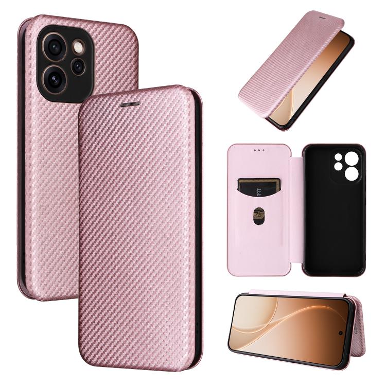 Carbon Fiber Texture Flip Leather Phone Case, For OPPO Reno15 F 5G, For OPPO Reno15 Pro Max 5G Global, For OPPO A6x 5G / 4G, For OPPO Reno15 5G Global