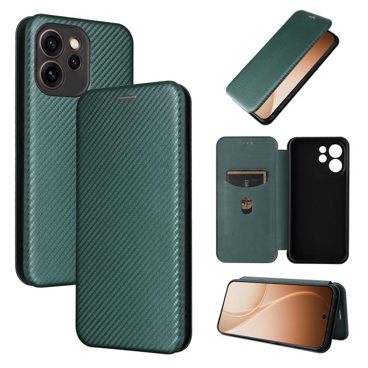 Carbon Fiber Texture Flip Leather Phone Case, For OPPO Reno15 F 5G, For OPPO Reno15 Pro Max 5G Global, For OPPO A6x 5G / 4G, For OPPO Reno15 5G Global