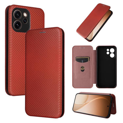 Carbon Fiber Texture Flip Leather Phone Case, For OPPO Reno15 F 5G, For OPPO Reno15 Pro Max 5G Global, For OPPO A6x 5G / 4G, For OPPO Reno15 5G Global
