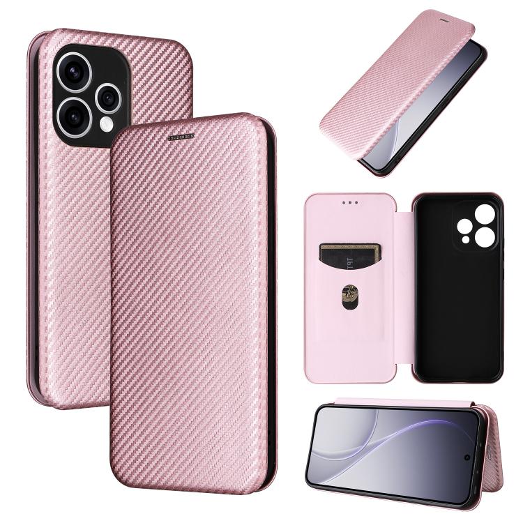 Carbon Fiber Texture Flip Leather Phone Case, For OPPO Reno15 F 5G, For OPPO Reno15 Pro Max 5G Global, For OPPO A6x 5G / 4G, For OPPO Reno15 5G Global