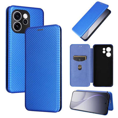 Carbon Fiber Texture Flip Leather Phone Case, For OPPO Reno15 F 5G, For OPPO Reno15 Pro Max 5G Global, For OPPO A6x 5G / 4G, For OPPO Reno15 5G Global