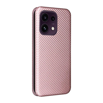 Carbon Fiber Texture Flip Leather Phone Case, For OPPO Reno16 F 5G / Reno16 FS 5G, For OPPO Reno15 A 5G, For OPPO Reno16 / Reno16 Pro 5G Global, For OPPO Find X9 Ultra