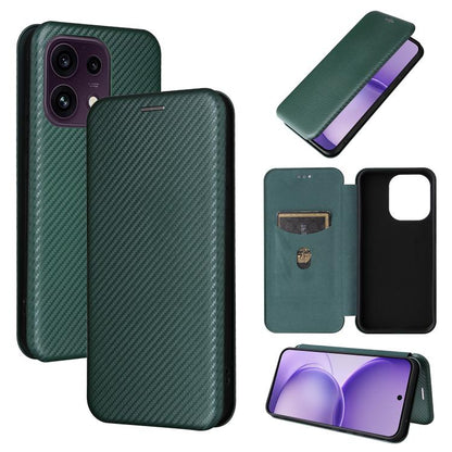 Carbon Fiber Texture Flip Leather Phone Case, For OPPO Reno16 F 5G / Reno16 FS 5G, For OPPO Reno15 A 5G, For OPPO Reno16 / Reno16 Pro 5G Global, For OPPO Find X9 Ultra