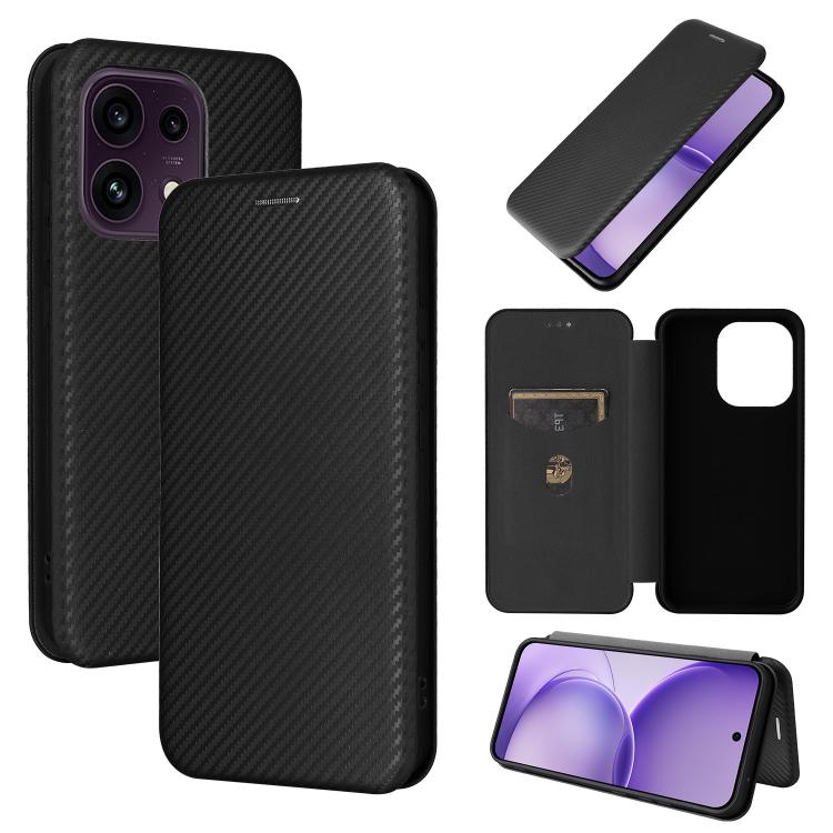 Carbon Fiber Texture Flip Leather Phone Case, For OPPO Reno16 F 5G / Reno16 FS 5G, For OPPO Reno15 A 5G, For OPPO Reno16 / Reno16 Pro 5G Global, For OPPO Find X9 Ultra